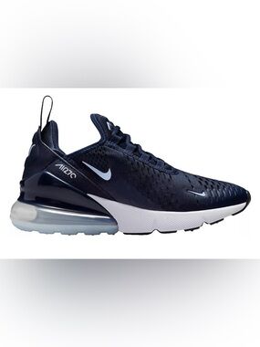 Nike Kids Air Max 270 Navy Sneakers 3.5 Y